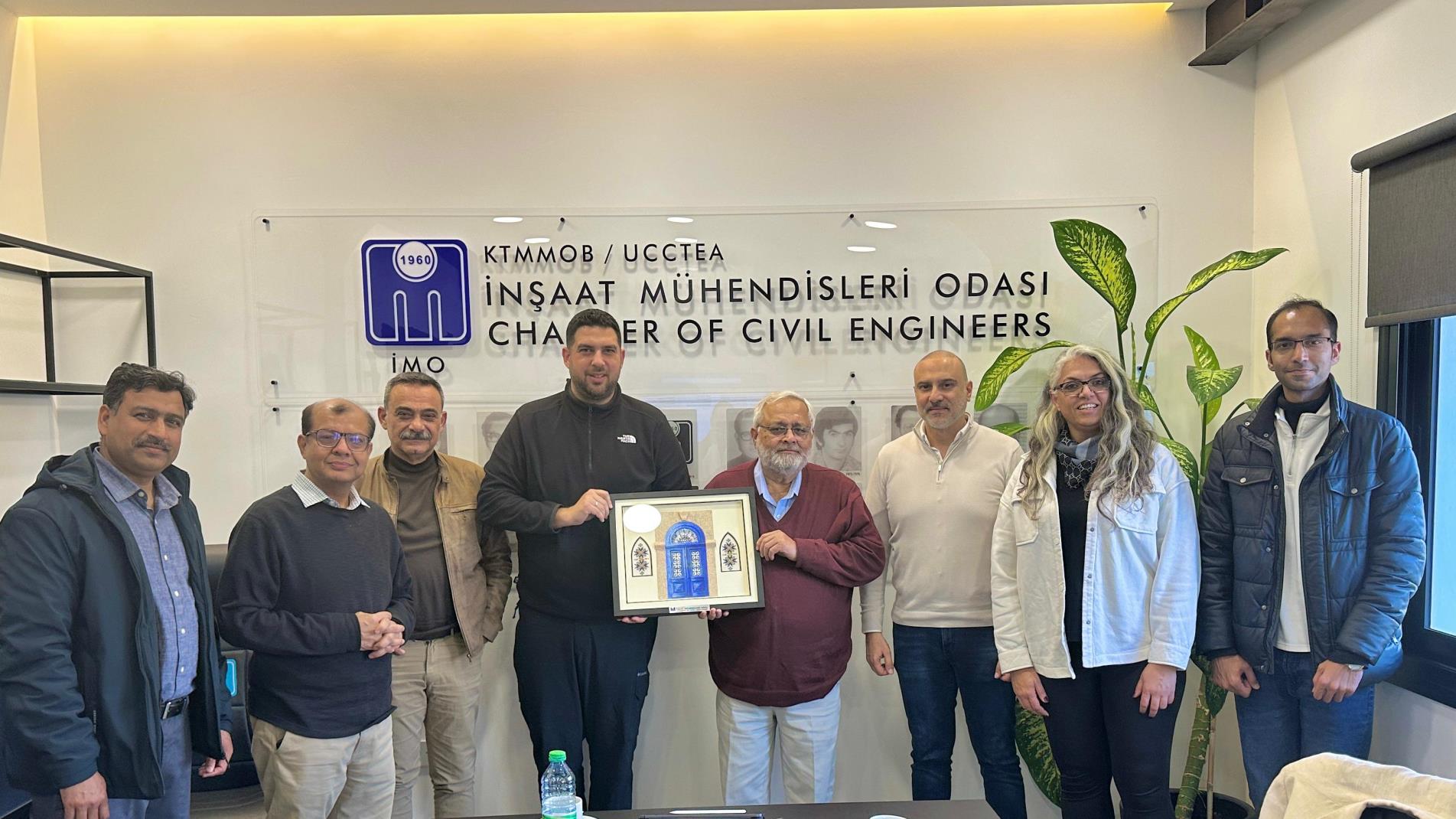 KTMMOB İnşaat Mühendisleri Odası, Pakistan Mühendislik Konseyi Heyetini Ağırladı