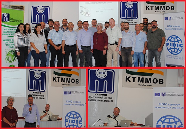 İ.M.O’nın düzenlediği Uluslararası Sözleşme Yönetimi ( FIDIC ) 2. Grup eğitimi bugün tamamlanıyor.